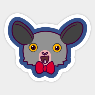 Bowtie Aye Aye Sticker